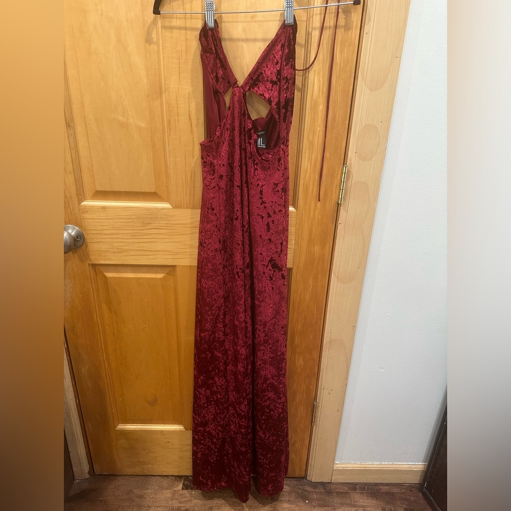 Long backless dress